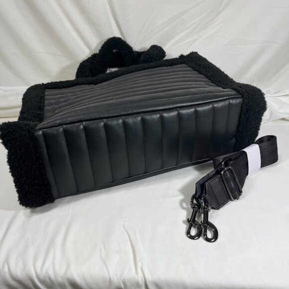 Think Royln Luxe Black Puffer Aspen Tote - New With Tags - Picture 2 of 10